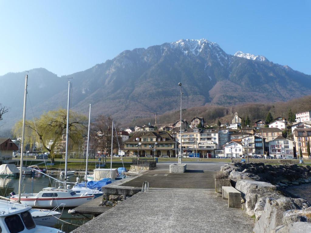 Port-Valais Le Lacustre 4Th Floor מראה חיצוני תמונה